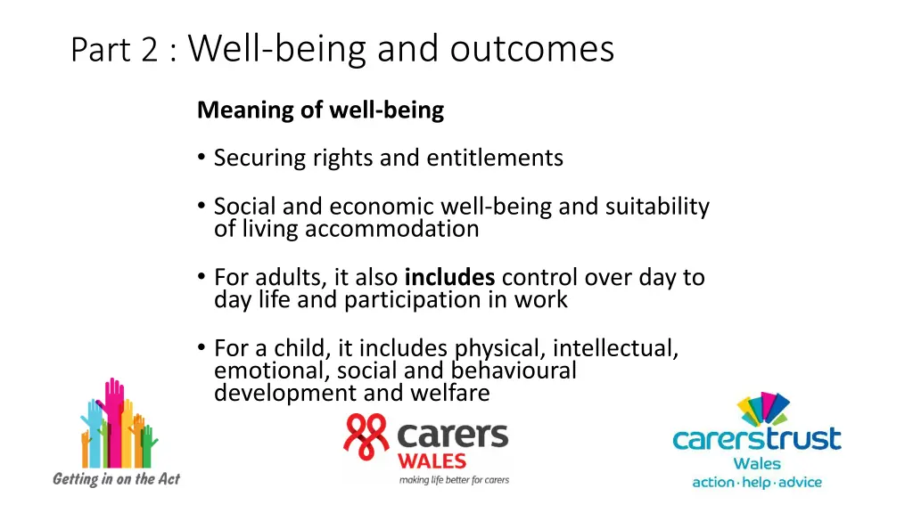 part 2 well being and outcomes 1