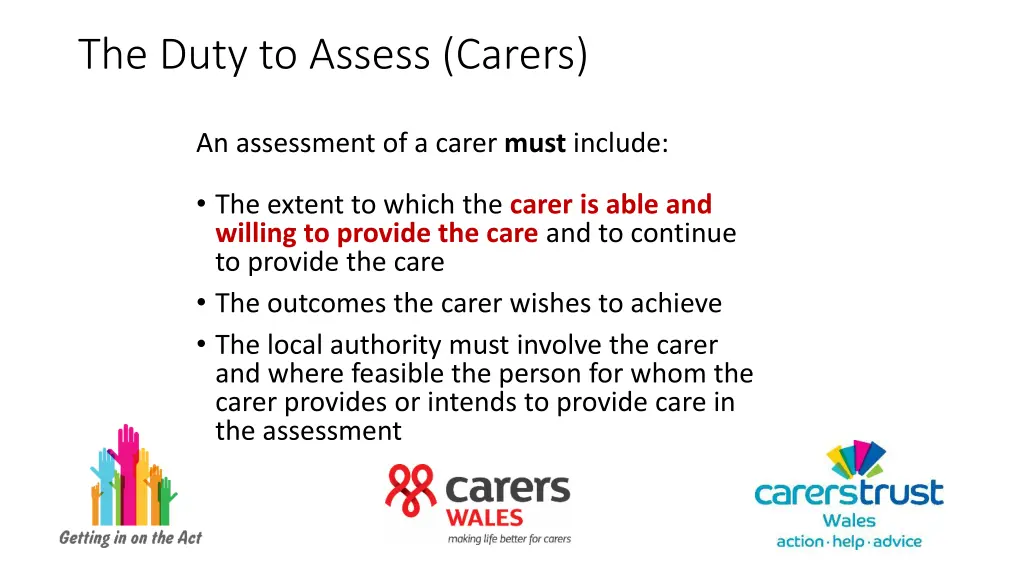 the duty to assess carers 2