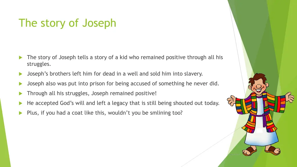 the story of joseph
