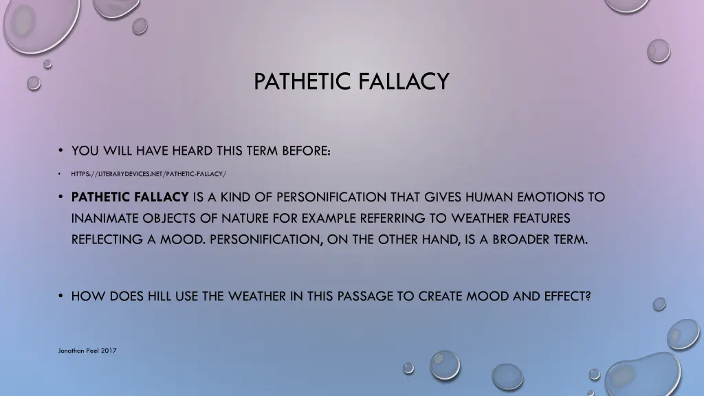 pathetic fallacy