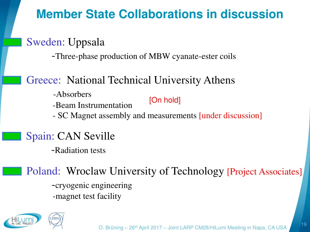 member state collaborations in discussion