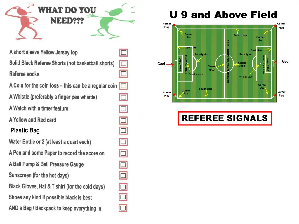 u 9 and above field