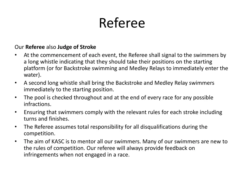 referee