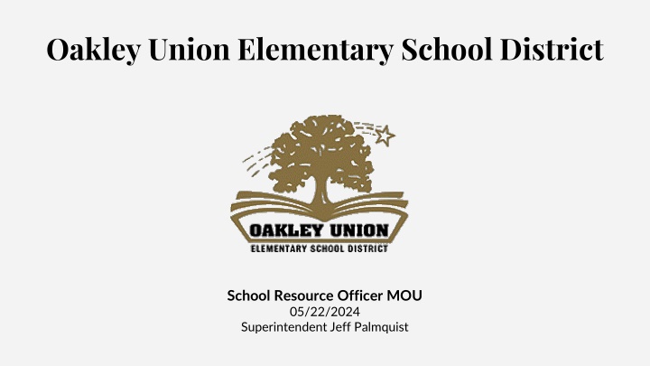 oakley union elementary school district