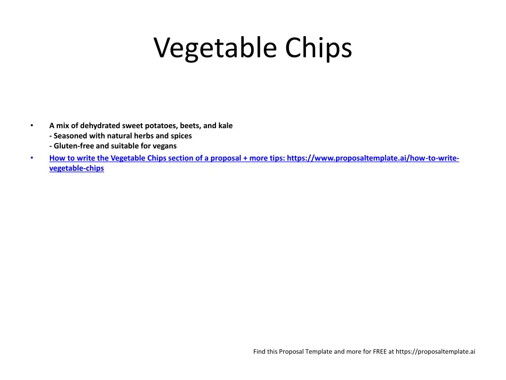 vegetable chips