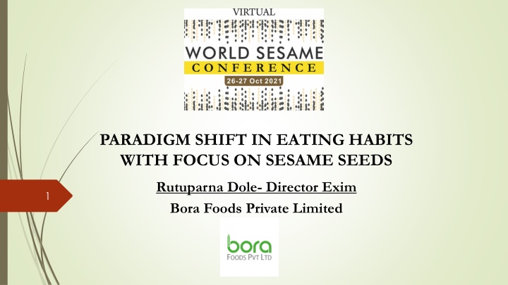 paradigm shift in eating habits with focus