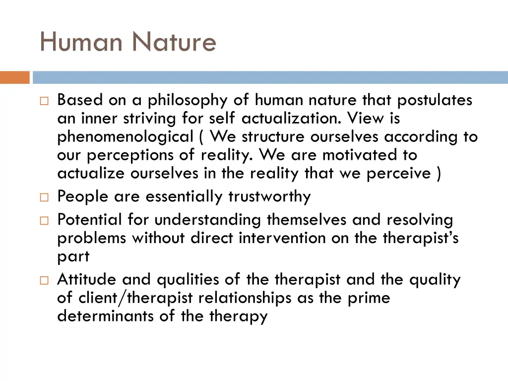 human nature