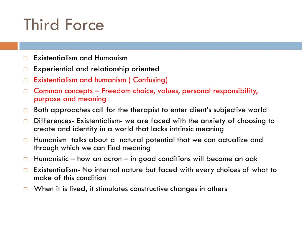 third force