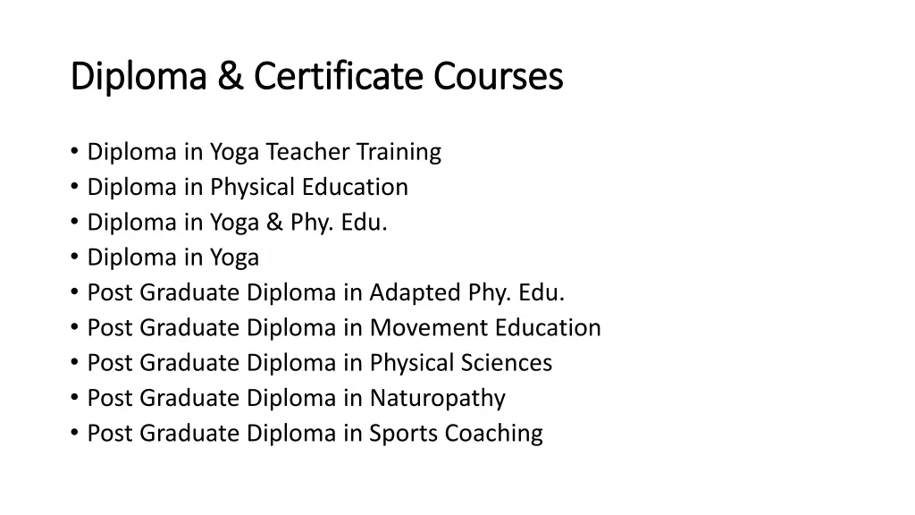 diploma certificate courses diploma certificate