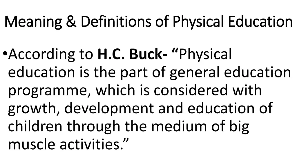 meaning definitions of physical education meaning