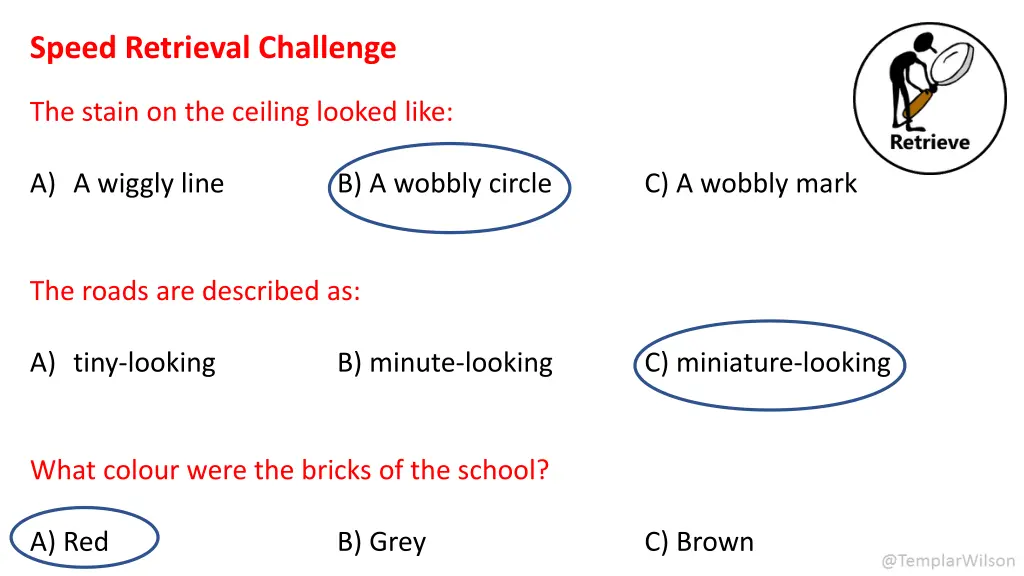 speed retrieval challenge