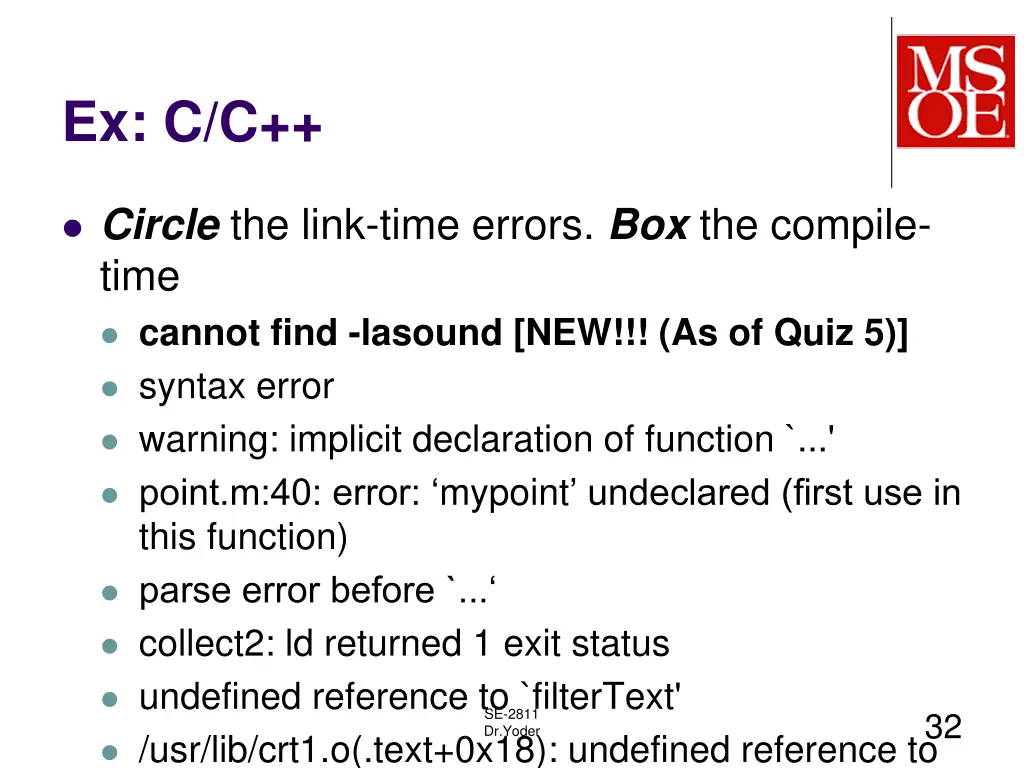 ex c c