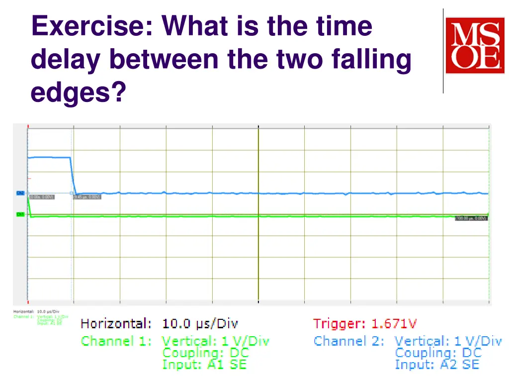 exercise what is the time delay between
