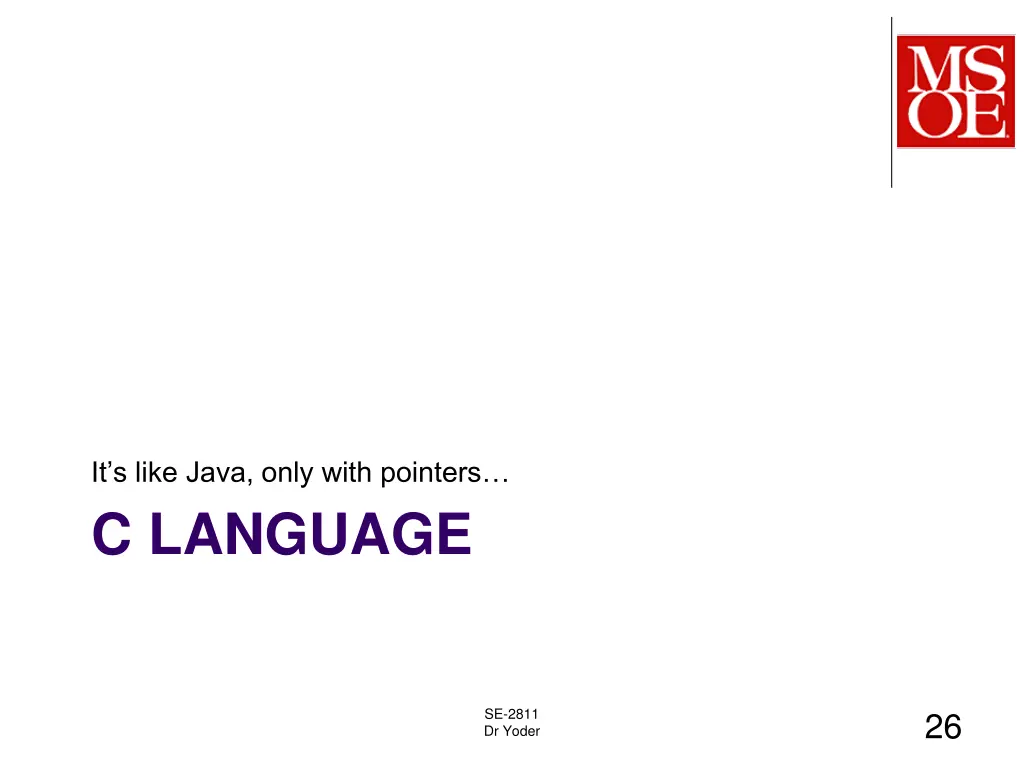 it s like java only with pointers