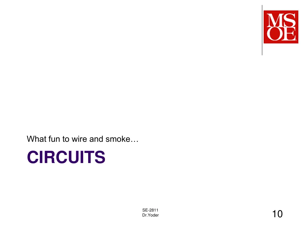 what fun to wire and smoke