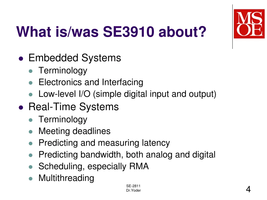what is was se3910 about