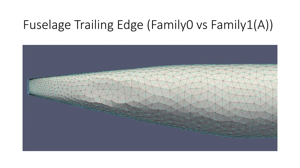 fuselage trailing edge family0 vs family1 a 1
