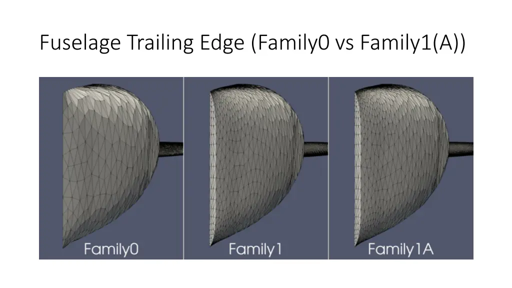 fuselage trailing edge family0 vs family1 a
