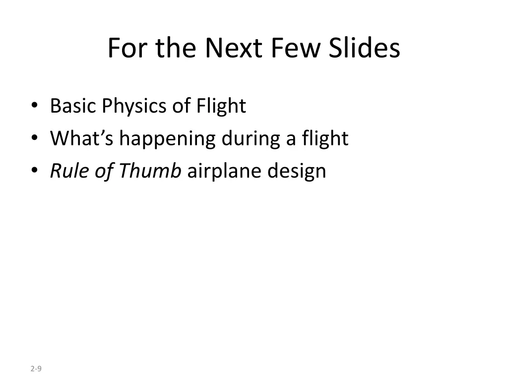 for the next few slides