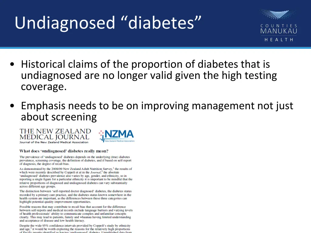 undiagnosed diabetes