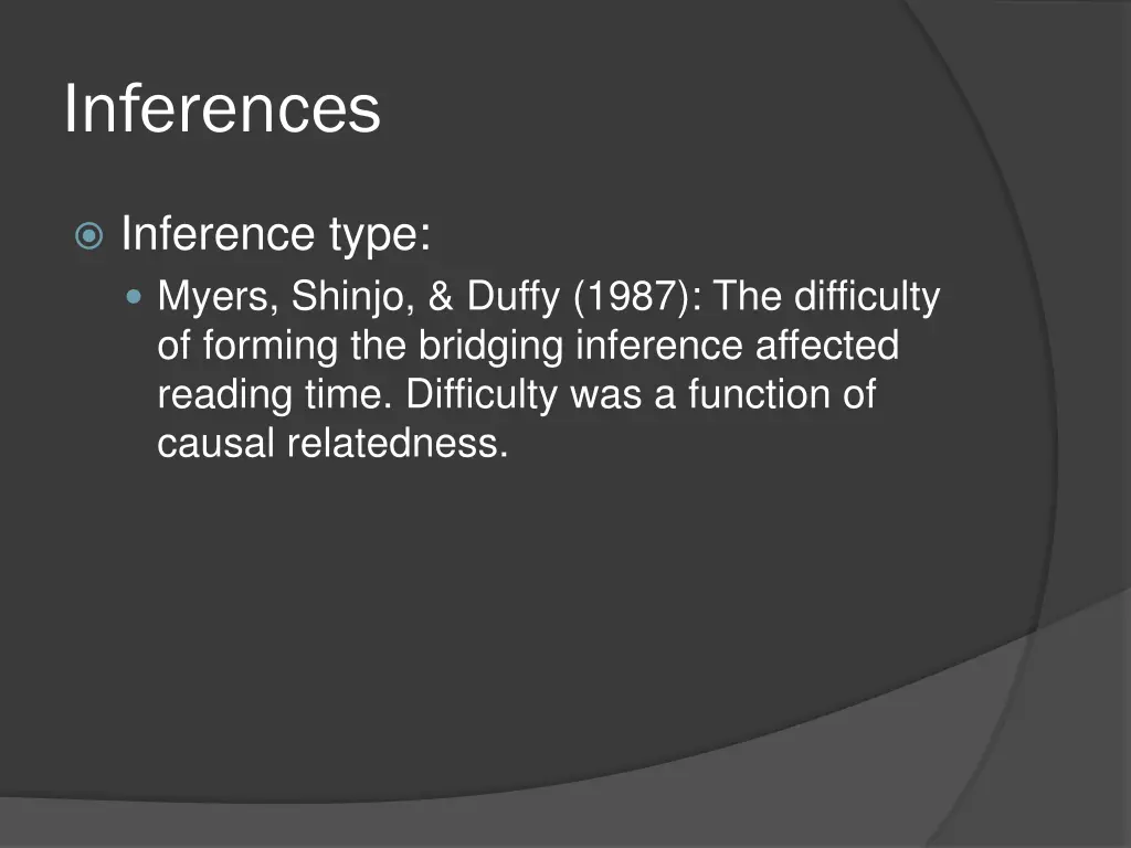inferences 16