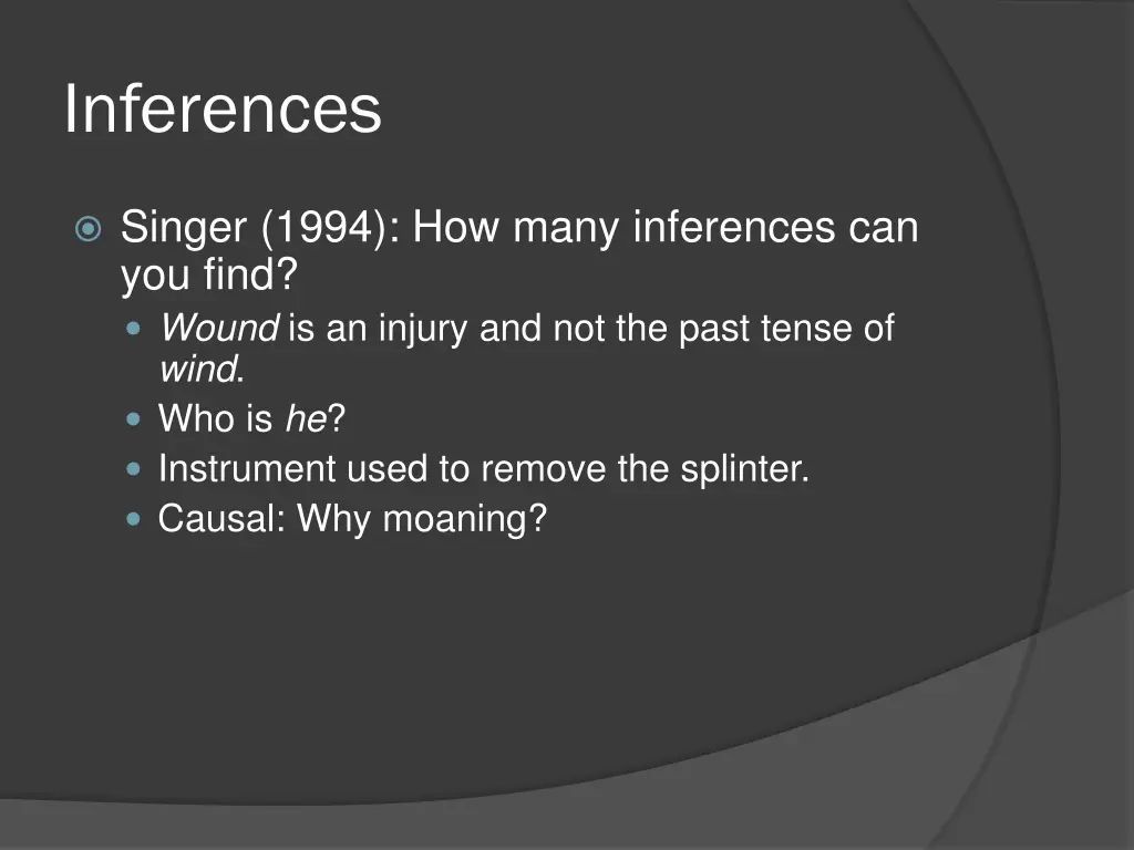 inferences 2