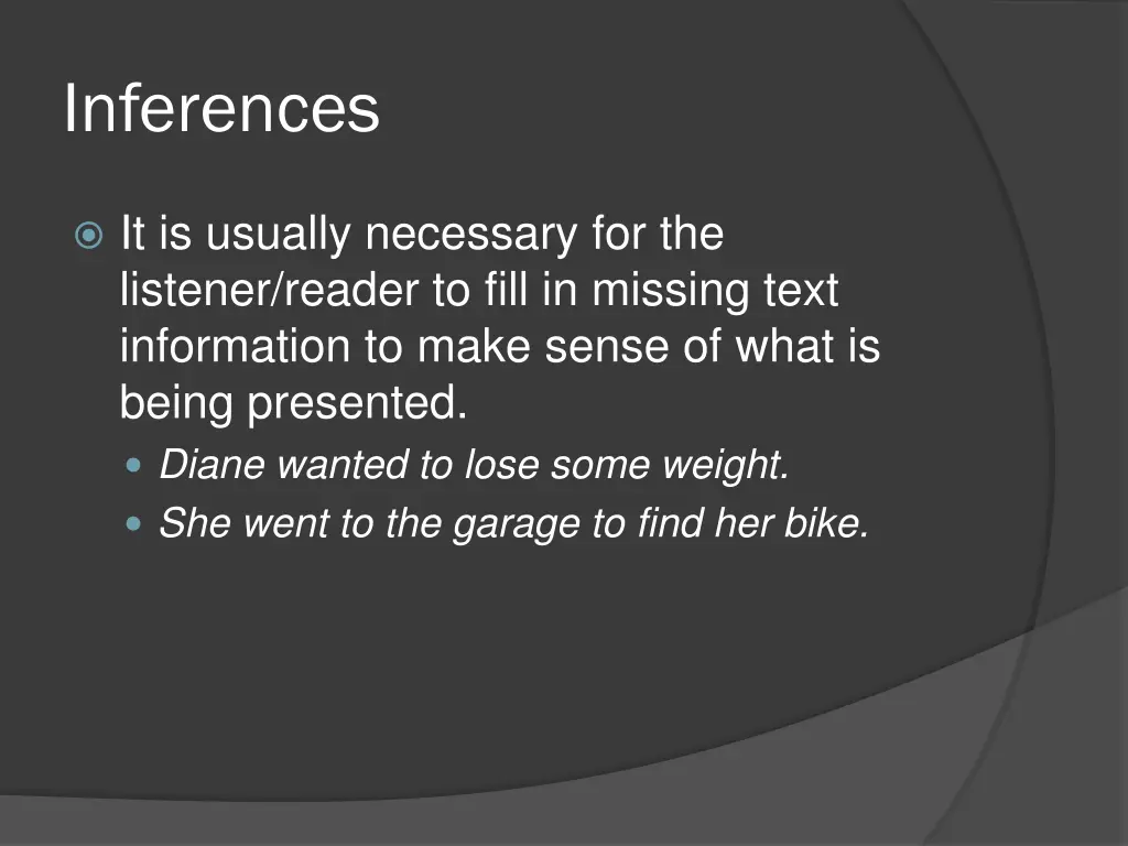 inferences 3