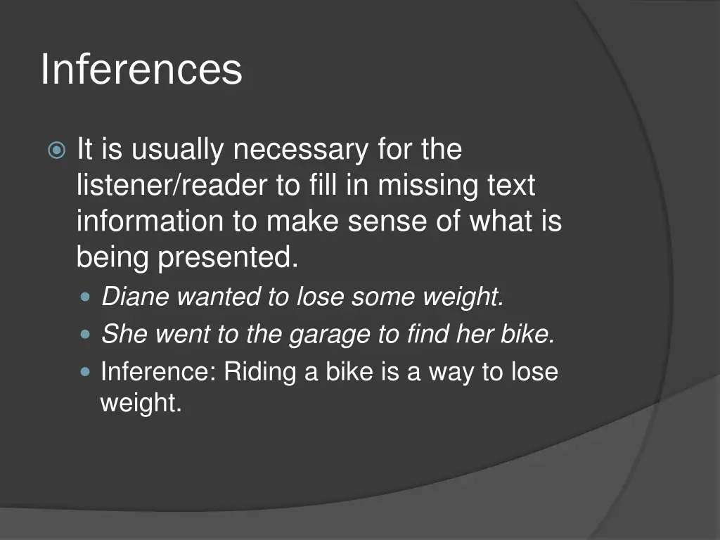 inferences 4