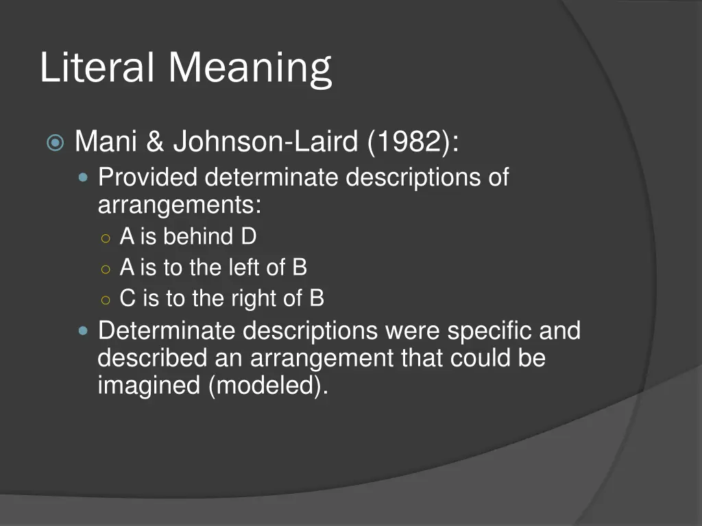 literal meaning 1