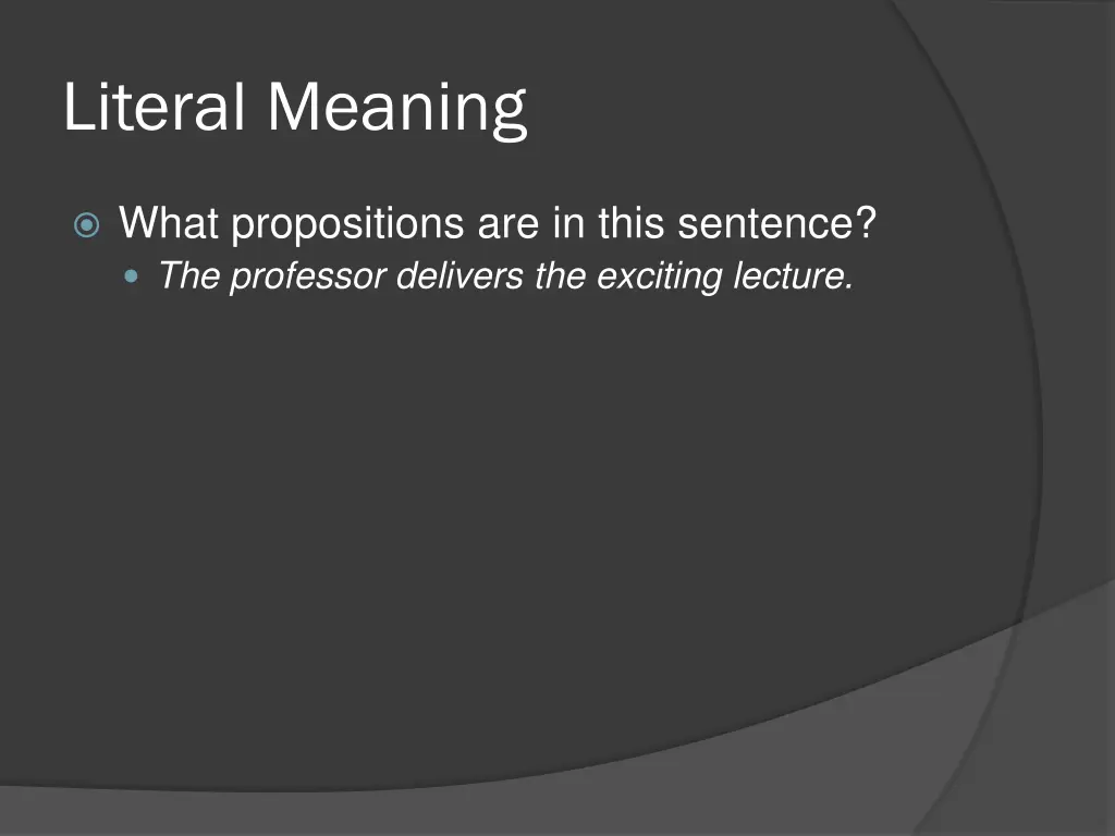 literal meaning 11