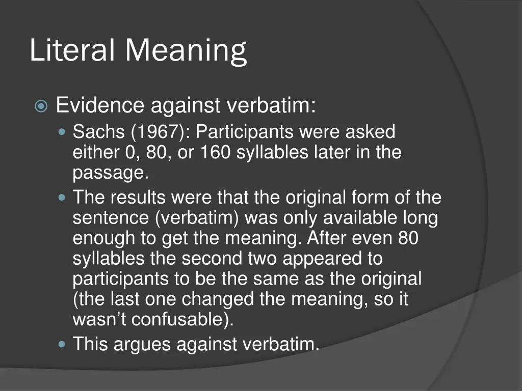 literal meaning 6