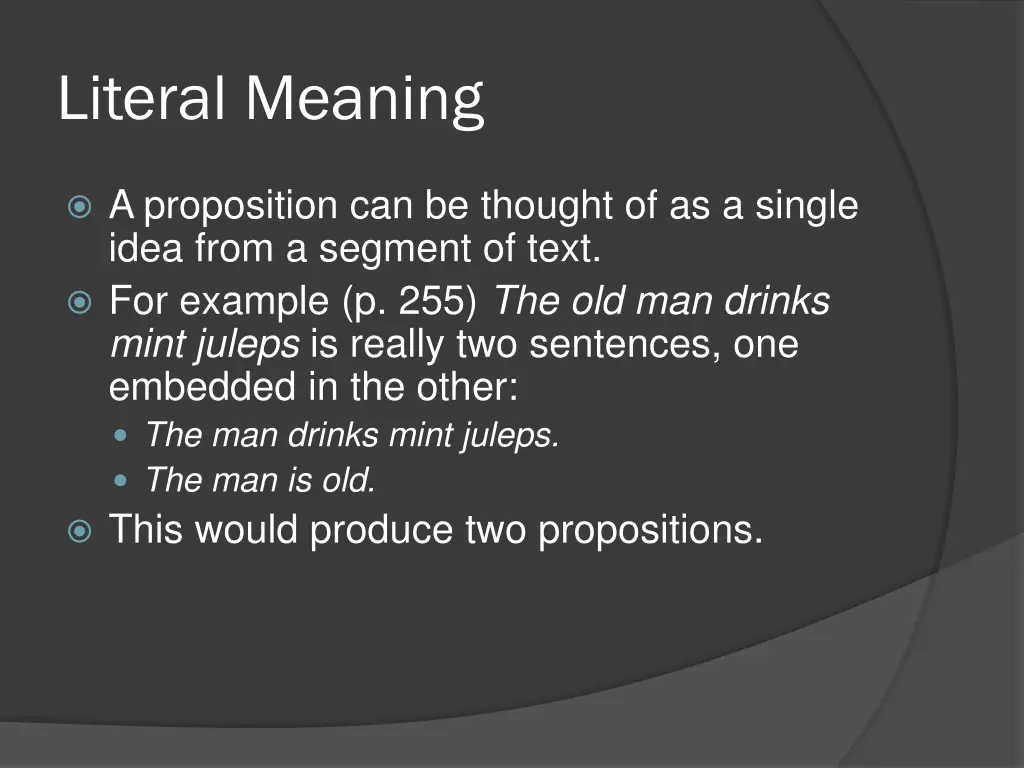 literal meaning 8