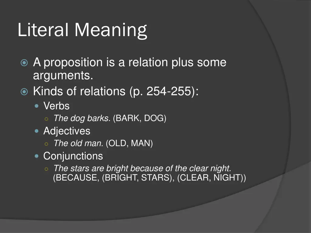 literal meaning 9