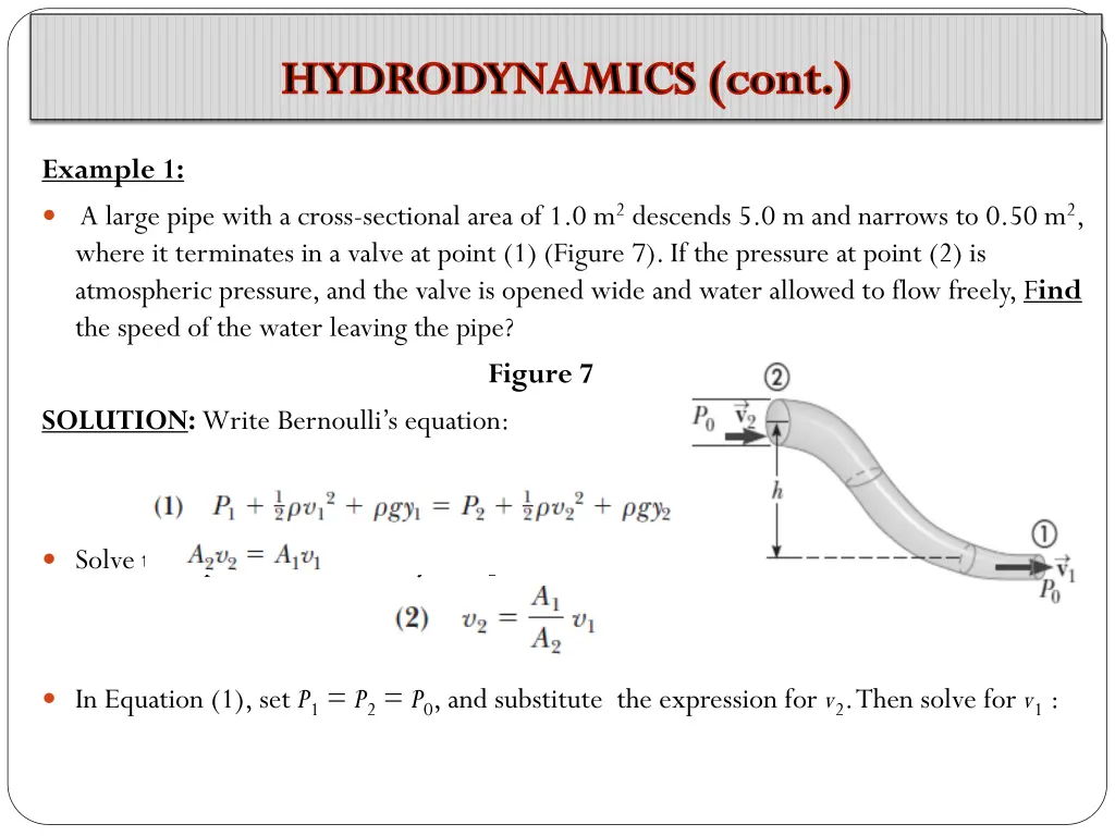 hydrodynamics cont 5