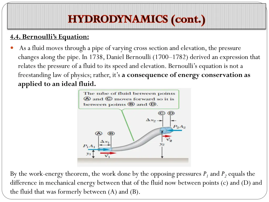 hydrodynamics cont