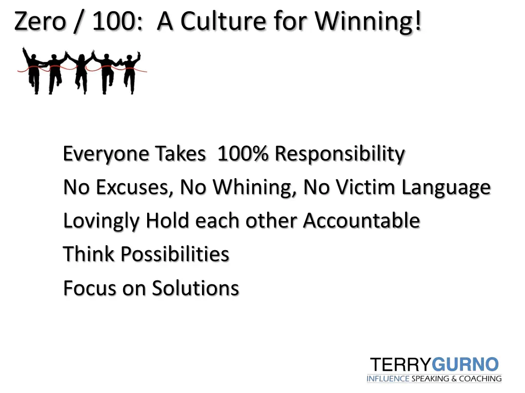 zero 100 a culture for winning 3