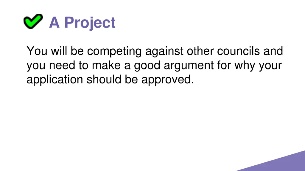 a project