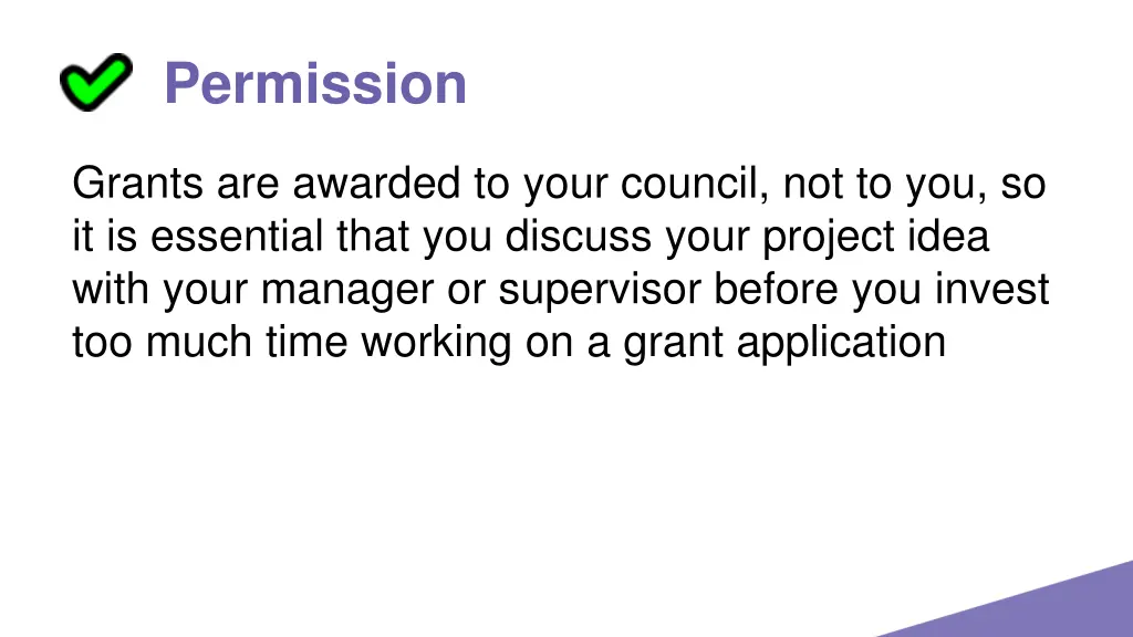 permission