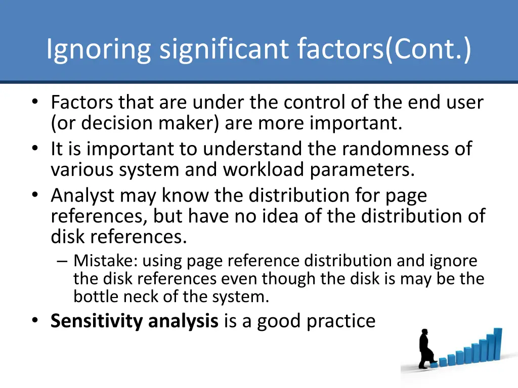 ignoring significant factors cont