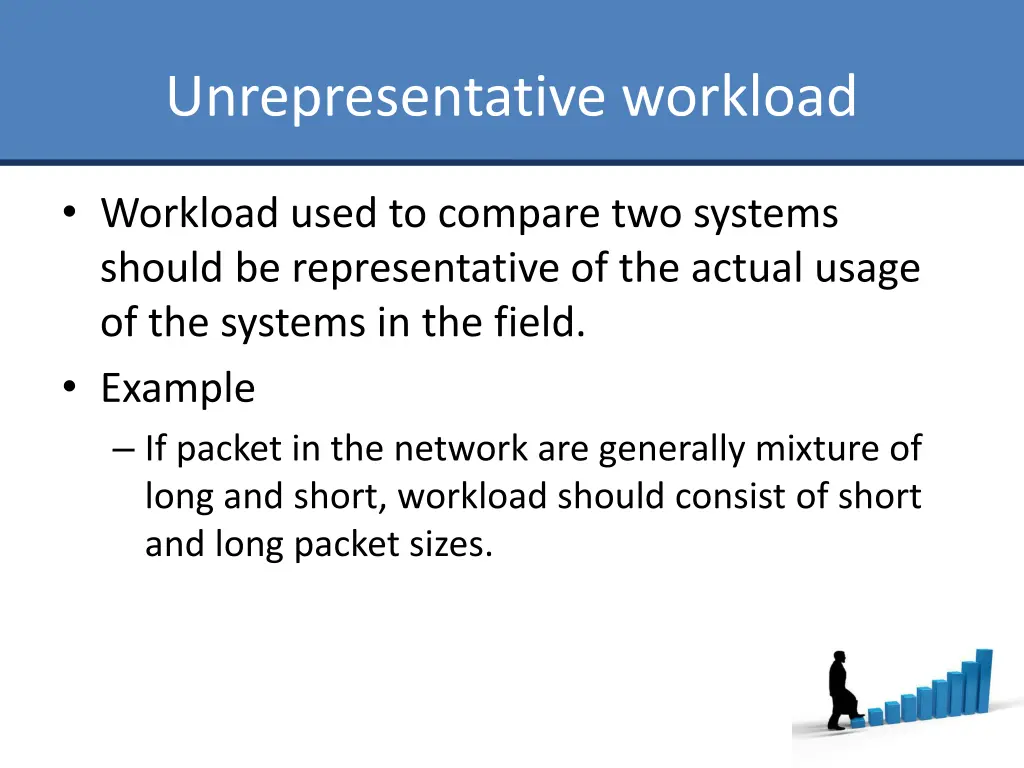 unrepresentative workload