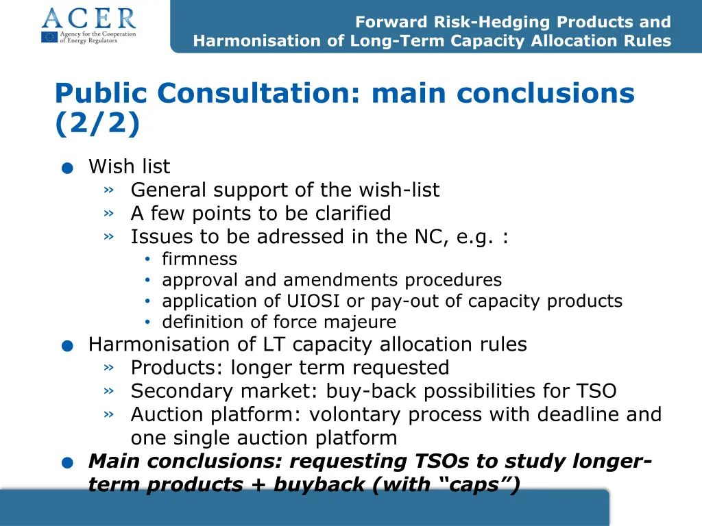 forward risk hedging products and 3