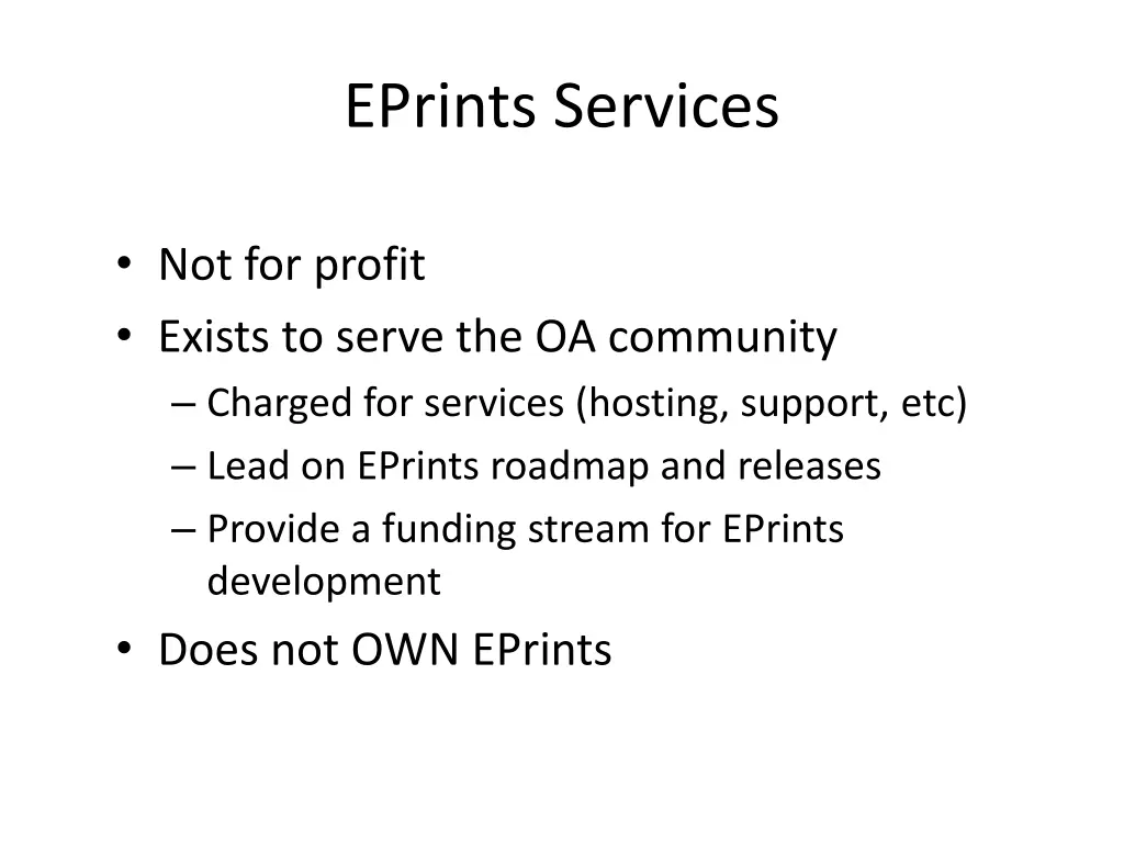 eprints services 1