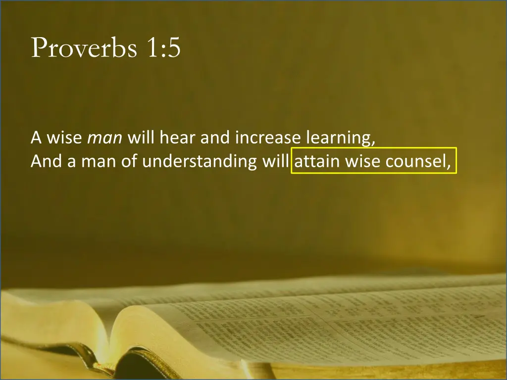proverbs 1 5 2