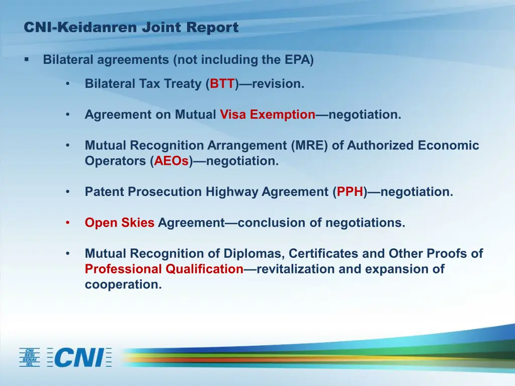 cni keidanren joint report 2