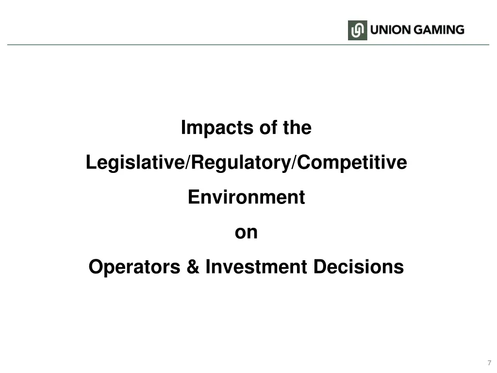 impacts of the