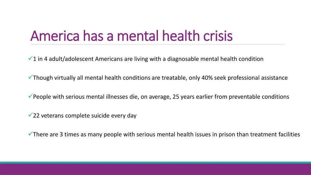 america has a mental health crisis america