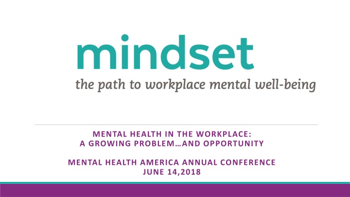 mental health in the workplace a growing problem