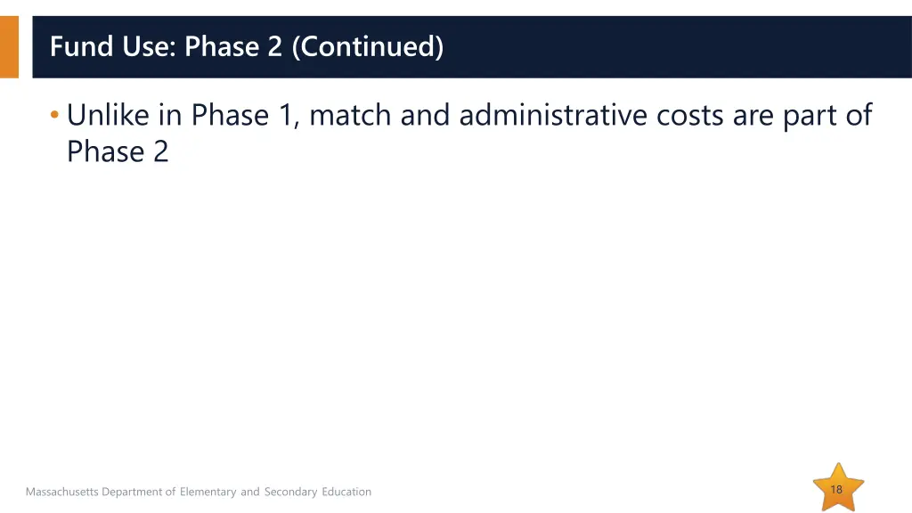 fund use phase 2 continued