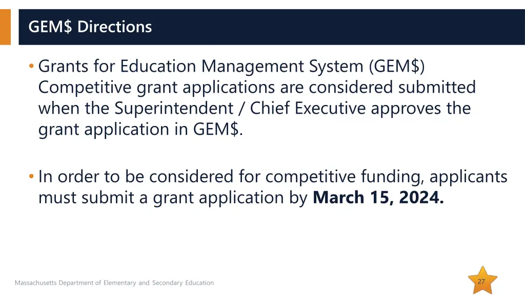 gem directions 1