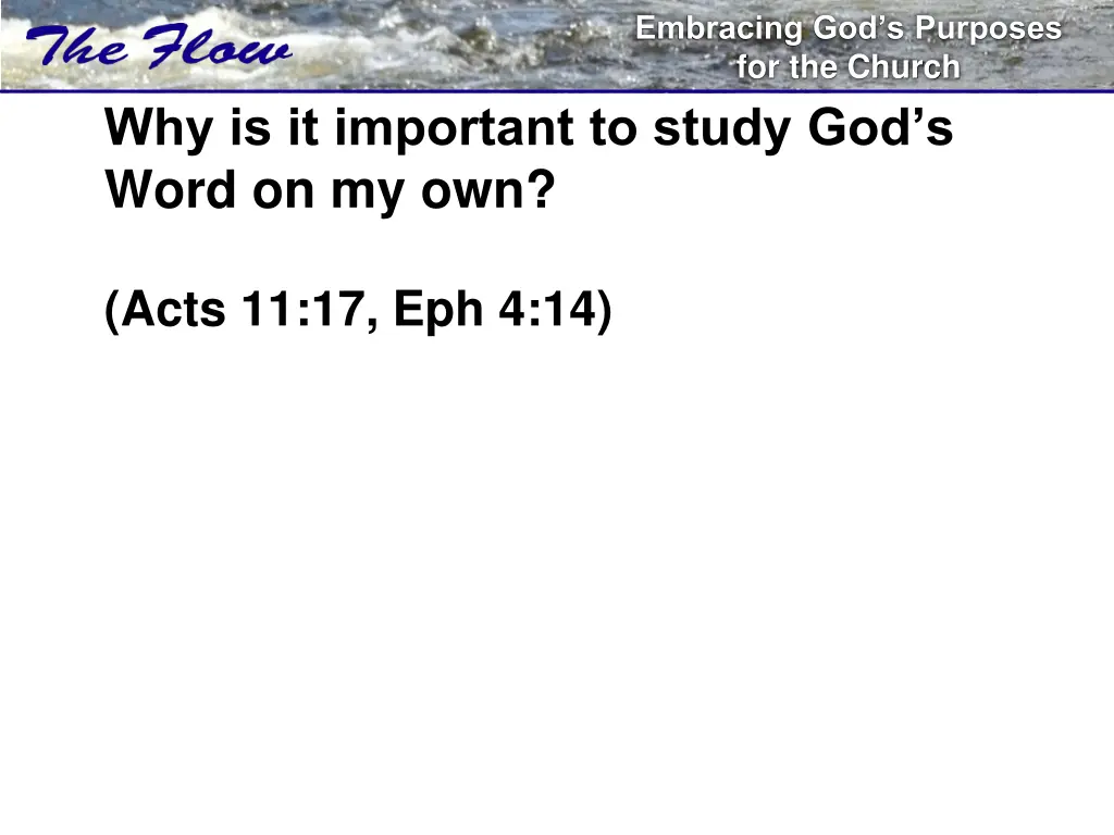 embracing god s purposes for the church 2
